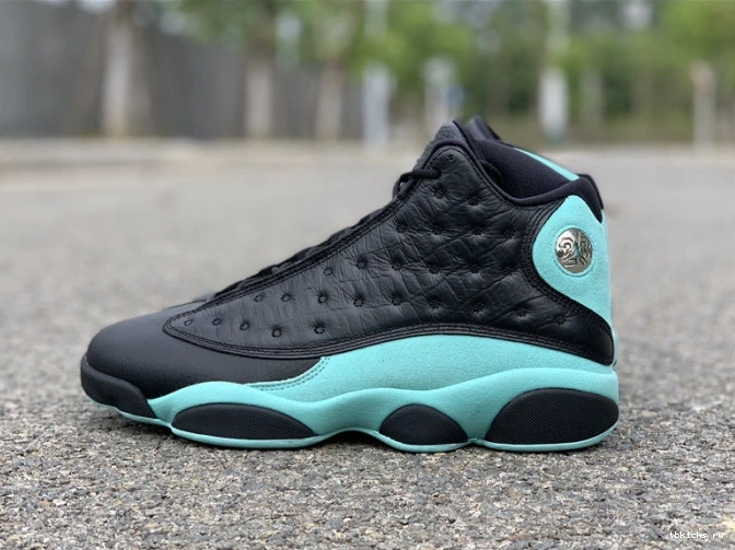 Rep TB Island 13 Black Jordan Air Retro 414571-030 Green 0717